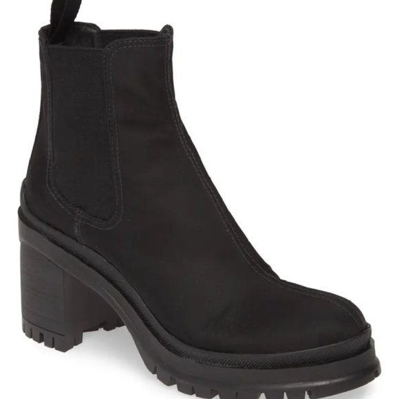 Prada Silky Nylon Chelsea Logo Boot - Picture 2 of 16